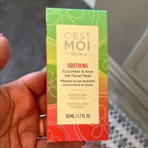 Soothing Cucumber & Aloe Gel Facial Mask - Multicolor